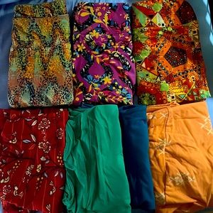 Bundle of 7 TC LuLaRoe Leggings